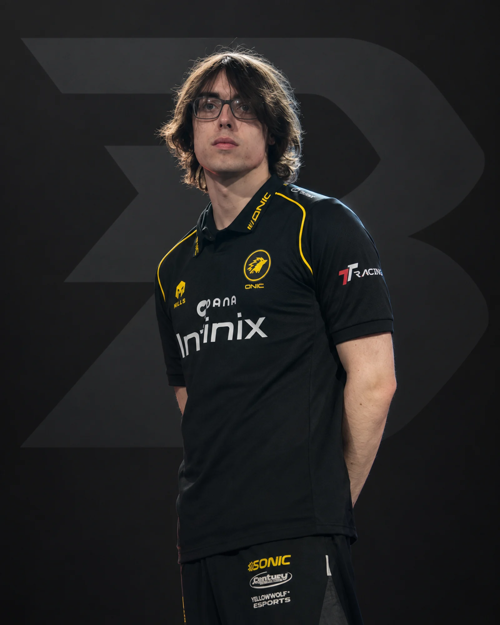 Booce Lee wearing his ONIC competition jersey
